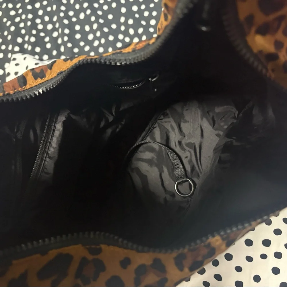 BAGGU Large shoulder bag - Leopard print